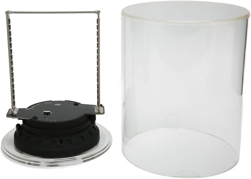 Focket 3D Fan, 3.9inch Holographic Video Projector Advertising Display with 160 LED Lights, Projector Supports APP,, PC, for Shop, Bar, Business, Halloween, Party - Image 4